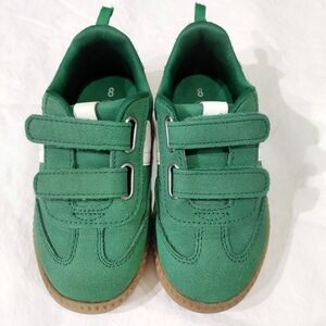 Wonder Nation Green Kids Sneakers with Velcro